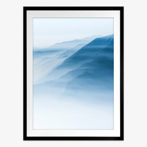 Blue Haze Framed Art Print