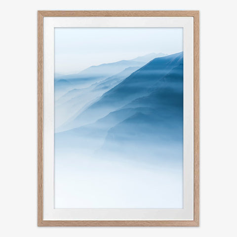 Blue Haze Framed Art Print