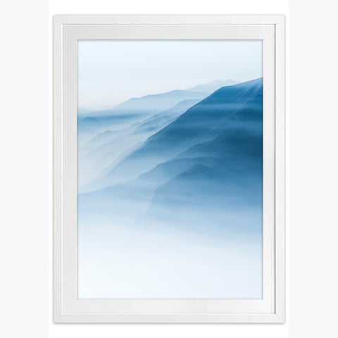 Blue Haze Framed Art Print