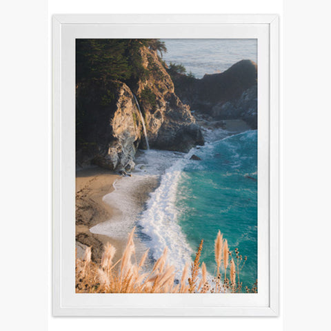 Coastal Cliffs Framed Art Print