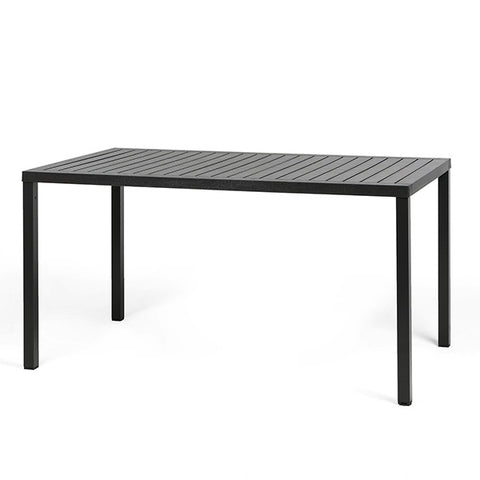 Cube 140 Table | Charcoal