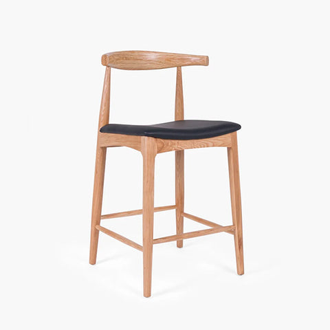 Hans Wegner Replica Elbow Barstool