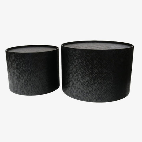 Drum Coffee Table set | Black