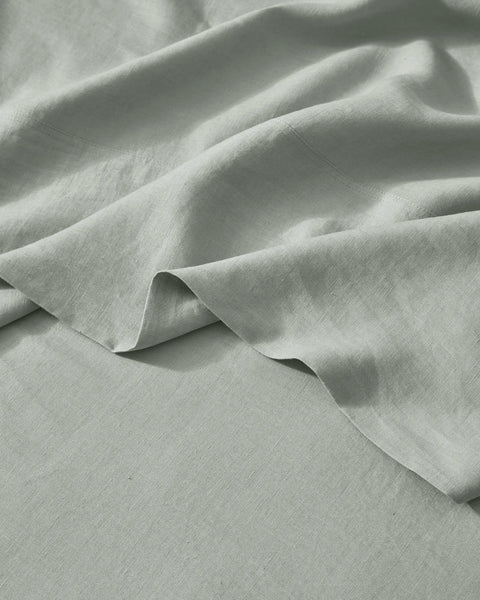 Weave Home | Ravello Sheet | Flat | Sage