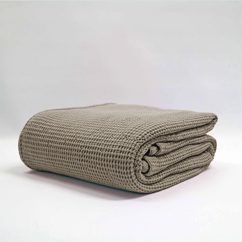 Bliss Waffle Throw | Beige