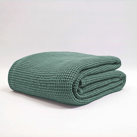 Bliss Waffle Throw | Eucalyptus