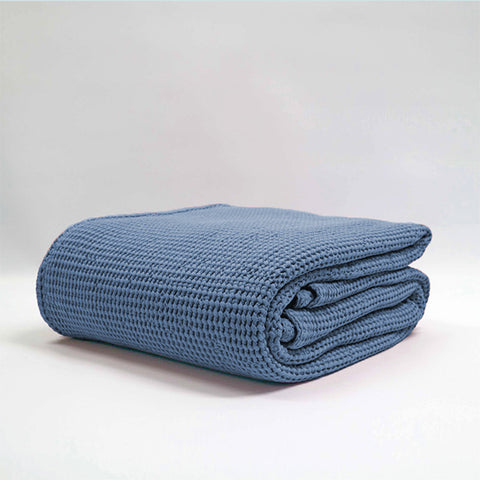 Bliss Waffle Throw | Ocean