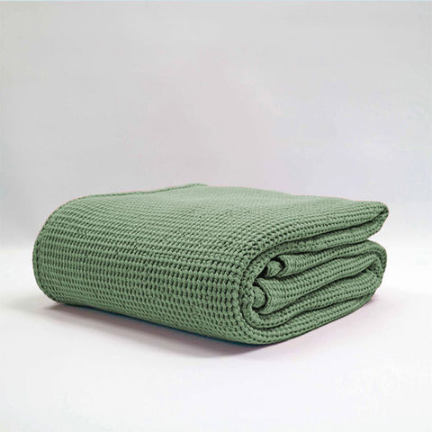 Bliss Waffle Throw | Sage