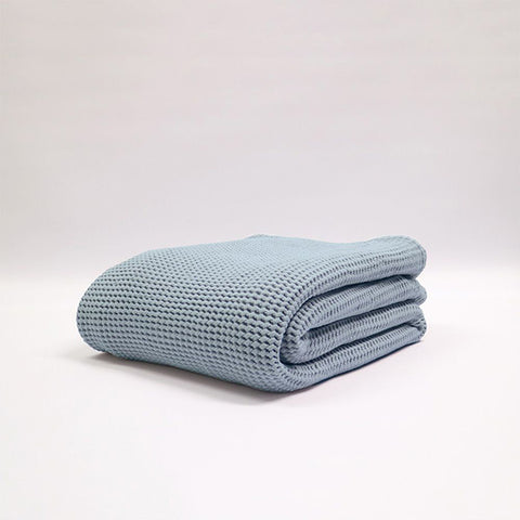 Bliss Waffle Throw | Smoke