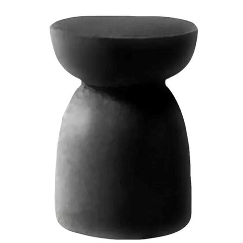 Pedestal Side Table | Black