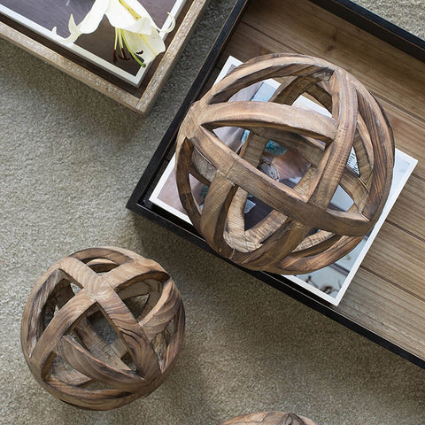 Ravello Wooden Orb | Small