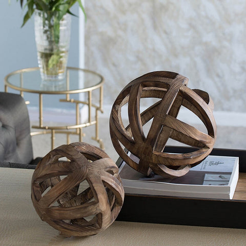 Ravello Wooden Orb | Small