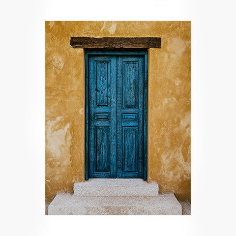 Through the Blue Door Art Print