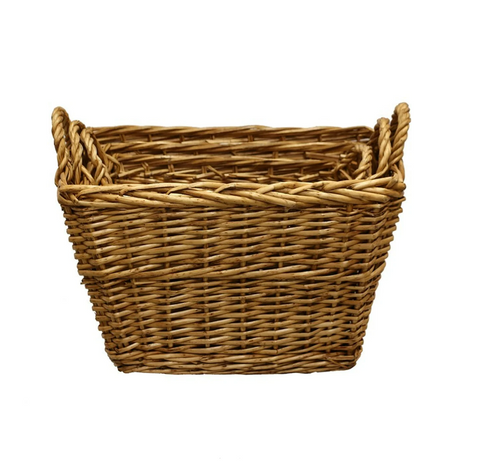 Willow Wood Basket | set of 3