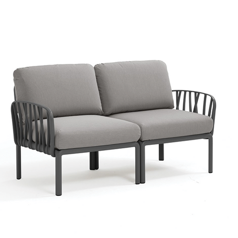 Komodo 2 Seater Sofa | Charcoal