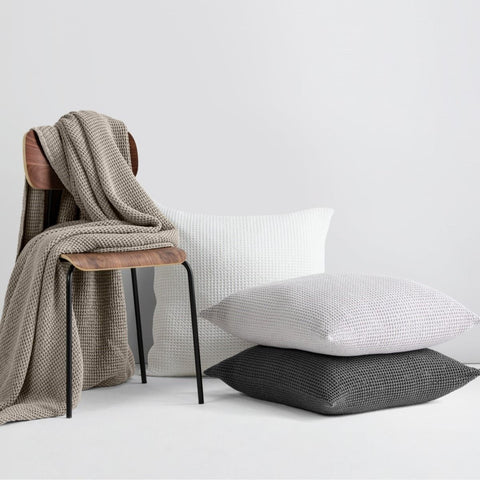 Bliss Waffle Throw | Beige