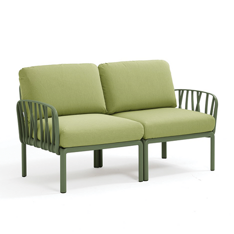 Komodo 2 Seater Sofa | Light Green