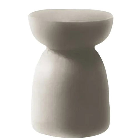 Pedestal Side Table | Stone